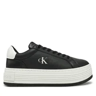 Sneakersy damskie - Sneakersy Calvin Klein Jeans YW0YW01766 Czarny - miniaturka - grafika 1