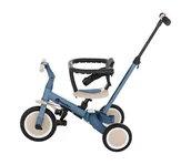 Rowerki biegowe - PETITE&MARS - Dziecięcy rowerek trójkołowy 5w1 TURBO Ocean Blue - miniaturka - grafika 1