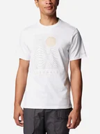 Koszulki męskie - Koszulka męska bawełniana Columbia CSC Seasonal Logo Tee 1991036107 S Biała (195981462432) - miniaturka - grafika 1