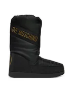 Śniegowce damskie - LOVE MOSCHINO Śniegowce JA24032G1NISY000 Czarny - miniaturka - grafika 1