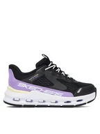 Buty dla dziewczynek - Skechers Sneakersy Glide-Step + 303654L BKPR Czarny - miniaturka - grafika 1