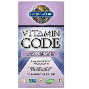 GARDEN OF LIFE Vitamin Code RAW Prenatal - 90 kapsułek - Witaminy i minerały dla sportowców GARDEN OF LIFE Vitamin Code RAW Prenatal - 90 kapsułek - Witaminy i minerały dla sportowców - miniaturka - grafika 4