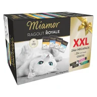 Mokra karma dla kotów - Pakiet próbny Miamor Ragout Royale, 12 x 100 g - Mix w galarecie 24 x 100 g + 2 x cat cream - miniaturka - grafika 1