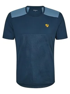 Ziener Męska koszulka funkcyjna NEMINDO - rower | outdoor|fitness | sport - oddychająca, szybkoschnąca, z krótkim rękawem, hale navy, 52 - Moda i Uroda OUTLET - miniaturka - grafika 1