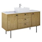 Szafki łazienkowe - ELITA LEGACY 140 3S 2D DĄB NATURALNY FORNIR PDW  SZAFKA PODUMYWALKOWA 168917 - miniaturka - grafika 1