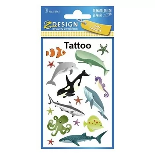 Zdesign Tatuaże - Ssaki morskie - Zdesign - Zabawki kreatywne - miniaturka - grafika 1