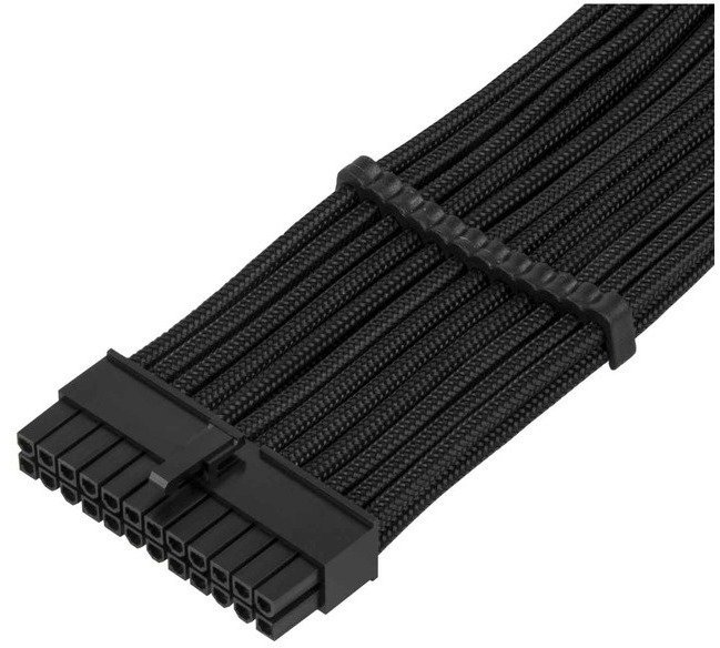 Triton SilverStone Kabel ATX 24-pin 300mm czarny SST-PP07E-MBB