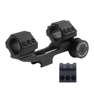 Amunicja i osprzęt ASG - Vector Optics - Montaż do lunety jednoczęściowy ze wskaźnikiem kąta i poziomicą - 30 mm - Picatinny - SCACD-14 - miniaturka - grafika 1