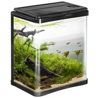 Akwaria i zestawy akwarystyczne - KRUGER MEIER ARONA AQUARIUM 3L - PROSTE W OBSŁUDZE AKWARIUM ZESTAW CZARNY - miniaturka - grafika 1