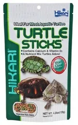 HIKARI TURTLE STICKS 120G granulat dla żółwi wodnych - Pokarm dla płazów i gadów - miniaturka - grafika 1
