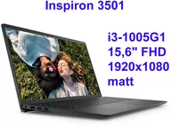 Laptopy - Dell Inspiron 3501 i3-1005G1 8GB 1TB SSD 15,6 FHD 1920x1080 Win10 - miniaturka - grafika 1