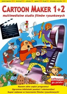 PWN Cartoon Maker 1 i 2: multimedialne studio filmów rysunkowych (pakiet) - Programy edukacyjne - miniaturka - grafika 1