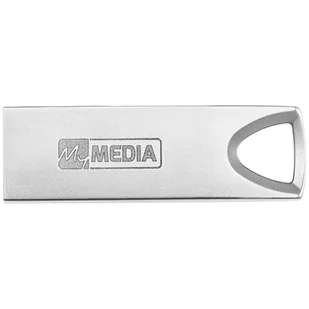 MyMedia USB flash disk, USB 3.2, 64GB, MyAlu, srebrny, 69277, USB A - Pendrive - miniaturka - grafika 1
