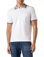 Koszulki męskie - Geox Męska koszulka polo M (DE), biała (Optical White), XXL, optical white, XXL - miniaturka - grafika 1