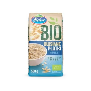 PŁATKI OWSIANE GÓRSKIE BIO 500 g - MELVIT - Zdrowa żywność - miniaturka - grafika 1