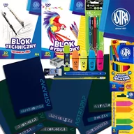 Przybory szkolne - WYPRAWKA SZKOLNA ASTRA DLA KLAS IV-VIII 25 el. Dla chłopców - miniaturka - grafika 1