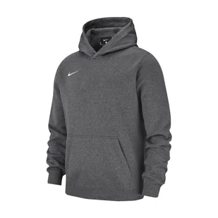 Nike, Bluza sportowa chłopięca, Hoodie Y Team Club 19, szary, rozmiar 128/137 - Piłka nożna - miniaturka - grafika 1