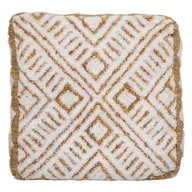 Poduszki ogrodowe - Poduszka do siedzenia na podłodze Miska, etniczny wzór, bawełna, 48 x 48 x 14 cm - miniaturka - grafika 1