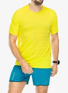 Koszulki sportowe męskie - Koszulka biegowa Salomon Sense Aero S/S GFX - sulphur - miniaturka - grafika 1