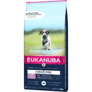Eukanuba Puppy&Junior Large Breeds Grain Free 12kg - Sucha karma dla psów - miniaturka - grafika 1