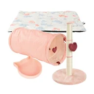 Drapaki dla kotów - AniOne Pepe & Kitty Starter Kit L różowy - miniaturka - grafika 1