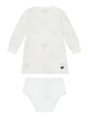 Sukienki i spódniczki dla dziewczynek - Guess Sukienka dzianinowa A5BK02 Z39N0 Beżowy Regular Fit - miniaturka - grafika 1