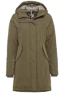 camel active Damski płaszcz funkcyjny teXXXactive® z poliestru pochodzącego z recyklingu, zielony, 46 - Płaszcze damskie - miniaturka - grafika 1