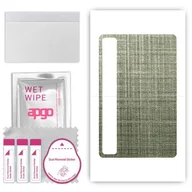 Akcesoria do tabletów i e-booków - folia naklejka skórka strukturalna na TYŁ do TCL TAB 8 LE - Tkanina Lniana - apgo SKINS - miniaturka - grafika 1