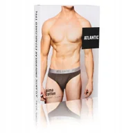 Majtki męskie - Atlantic Slipy Męskie Grafitowe 2Bmp-013 2 Pary L - miniaturka - grafika 1