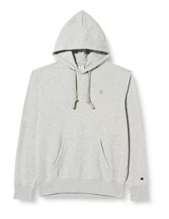Champion Męska bluza z kapturem, Szary nakrapiany (logm), XXL - Bluzy męskie - miniaturka - grafika 1