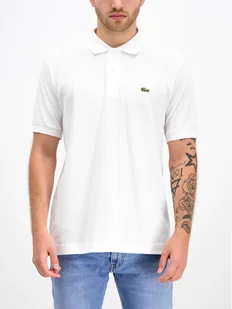 Lacoste Polo L1212 Biały Classic Fit - Koszulki męskie - miniaturka - grafika 1