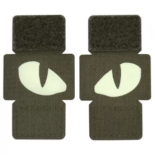 Naszywka M-Tac Tiger Eyes Laser Cut (para) - Ranger Green (51140023) - Odzież taktyczna i umundurowanie - miniaturka - grafika 1