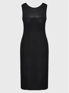 Glamorous Sukienka dzianinowa CK6708 Czarny Slim Fit - Sukienki - miniaturka - grafika 1