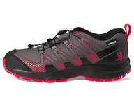 Buty dla chłopców - Salomon XA Pro V8 Climasalomon Waterproof dziecięce buty outdoorowe, precyzyjne dopasowanie, przyczepność w każdym terenie, sportowy wygląd, Magnet, 31 EU - miniaturka - grafika 1