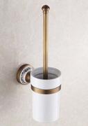 Akcesoria do wc - szczotka toaletowa retro MENIPE szczotkowany mosiądz - miniaturka - grafika 1