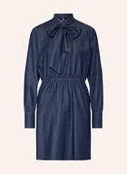 Sukienki - Riani Sukienka Z Kokardą W Stylu Jeansowym blau - miniaturka - grafika 1
