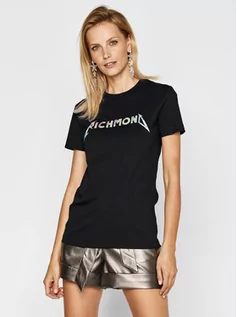 Koszulki i topy damskie - John Richmond T-Shirt Lirung RWA20157TS Czarny Regular Fit - grafika 1