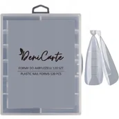 Sztuczne paznokcie i akcesoria - Deni Carte, Formy Dual Do Akrylożelu Flexygelu Stiletto, 120szt. - miniaturka - grafika 1