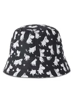 Czapki dla dzieci - Reima Kapelusz Bucket Moomin Svalka 5300268A Czarny - miniaturka - grafika 1