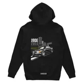 Odzież do sportów motorowych - Bluza z kapturem Mercedes W201 E190 AMG EVOII -3XL - miniaturka - grafika 1