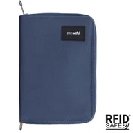 Portfele - Portfel męski duży RFID Pacsafe - granatowy - miniaturka - grafika 1