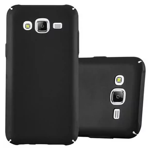 Pokrowiec Do Samsung Galaxy J5 2015 Etui w METAL CZARNY Hard Case Cover Obudowa Ochronny Cadorabo - Etui i futerały do telefonów - miniaturka - grafika 1