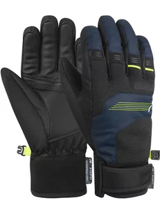 Reusch Rękawiczki narciarskie "Benji R-TEX® XT Junior" w kolorze czarno-granatowym - Rękawiczki - miniaturka - grafika 1