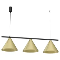 Lampy sufitowe - Lampa wisząca CAPITAL CZARNY-ZŁOTY 3XGX53 - miniaturka - grafika 1