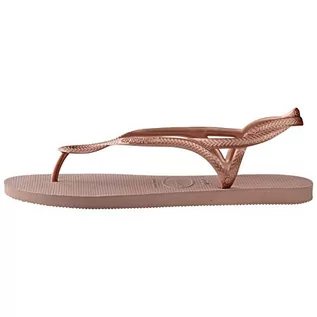 Sandały damskie - Havaianas Sandały damskie Luna, różowe złoto, 41/42 EU - grafika 1