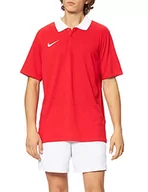 Koszulki męskie - Nike Męski T-shirt M Nk Df Park20 Polo Ss, University Red/White/White, L CW6933-657 - miniaturka - grafika 1