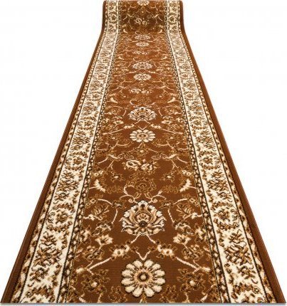 Dywany Łuszczów CHODNIK BCF MORAD Klasyk klasyczny brązowy 70 cm, 70x730 cm