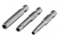 Klucze i nasadki - WOLFCRAFT bit wkrętaka Solid Safety imbus z otworem - zestaw 3 szt. 1264000 - miniaturka - grafika 1