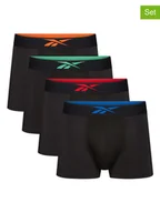 Majtki męskie - Reebok Bokserki (4 pary) w kolorze czarnym - miniaturka - grafika 1
