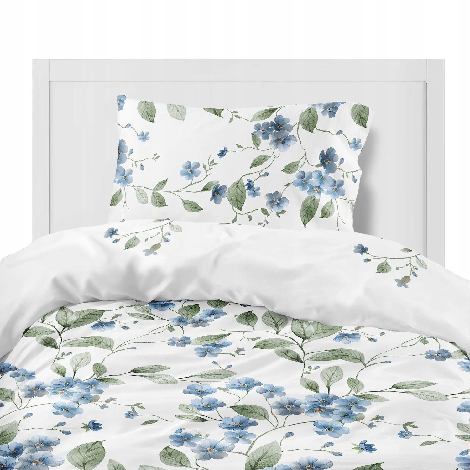 Pościel Flanela 160x200 100% Bawełna Detexpol 5626A Kwiaty